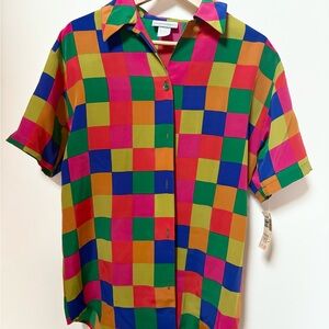 Retro Impressions Multicolor Checkered Men's Shirt